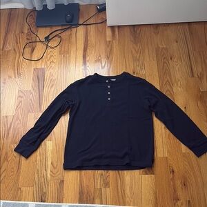 Goodfellow & Co Dark Navy Henley Top